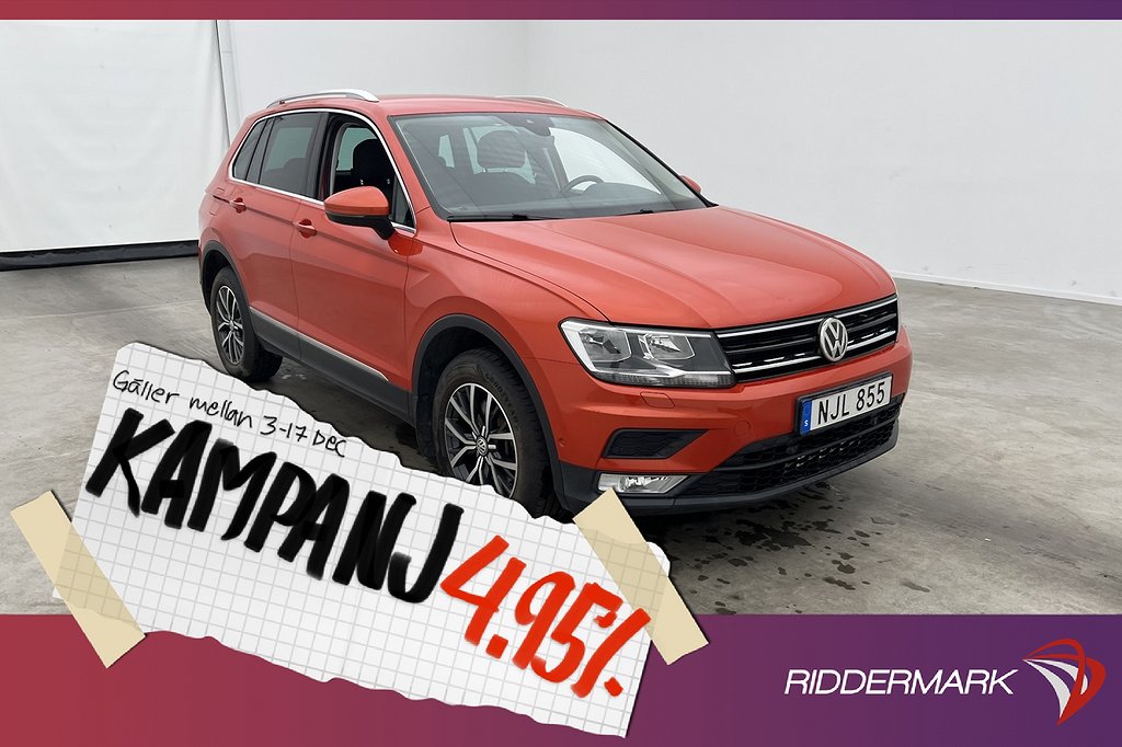 Volkswagen Tiguan 2.0 TSI 4M Värmare Kamera Drag 4,95% Ränta