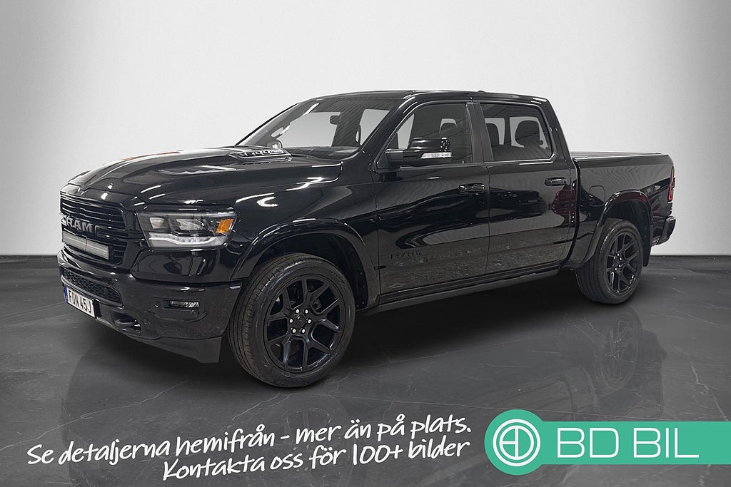 Dodge RAM 1500 V8 HEMI LARAMIE NIGHT PANO LUFTFJÄDRING MOMS