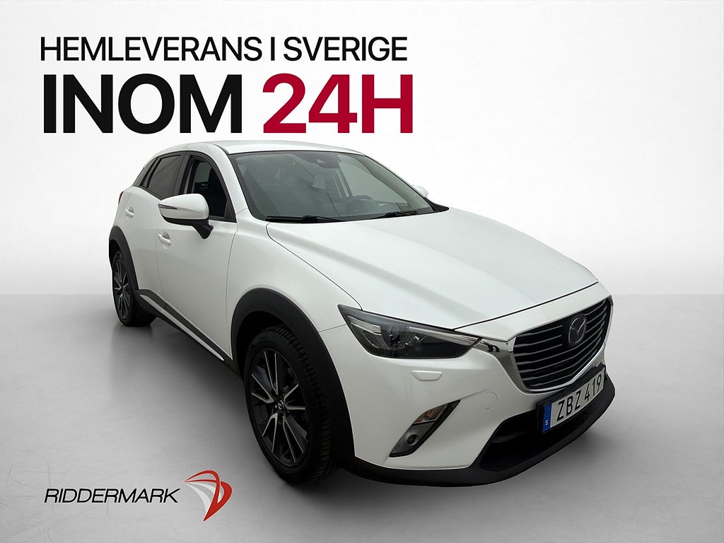 Mazda CX-3 2.0 150hk AWD Optimum BOSE HUD Kamera Värm Drag