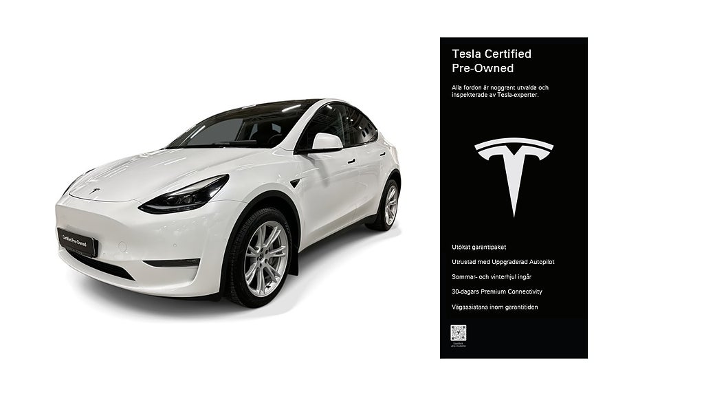 Tesla Model Y Long Range AWD Certified Pre-Owned 3,84% ränta