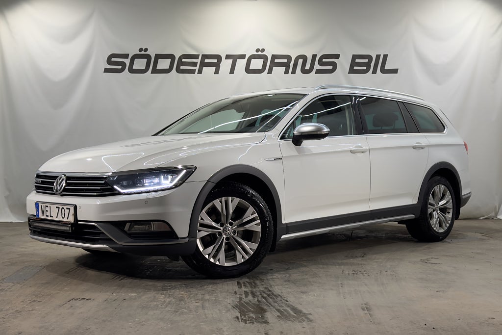 Volkswagen Passat Alltrack 2.0 TDI 4M COCKPIT LÄDER DRAG VÄRMARE 1 ÄGARE MOMSBIL