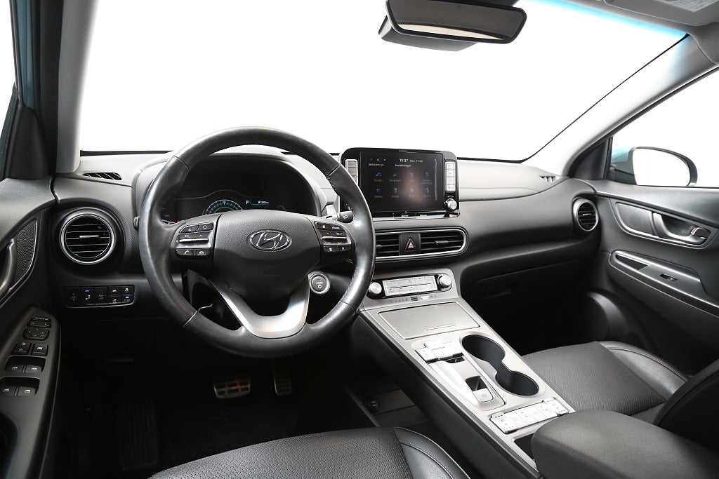 Hyundai Kona Electric 64 kWh Premium 204hk 1ägare I Nytt EV-batteri 2019