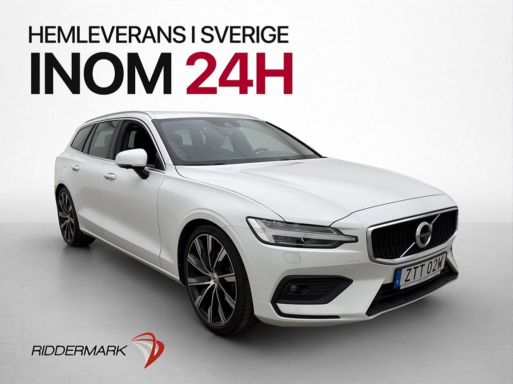 Volvo V60 B4 Advanced VOC Värmare 360° CarPlay Navi Dragkrok