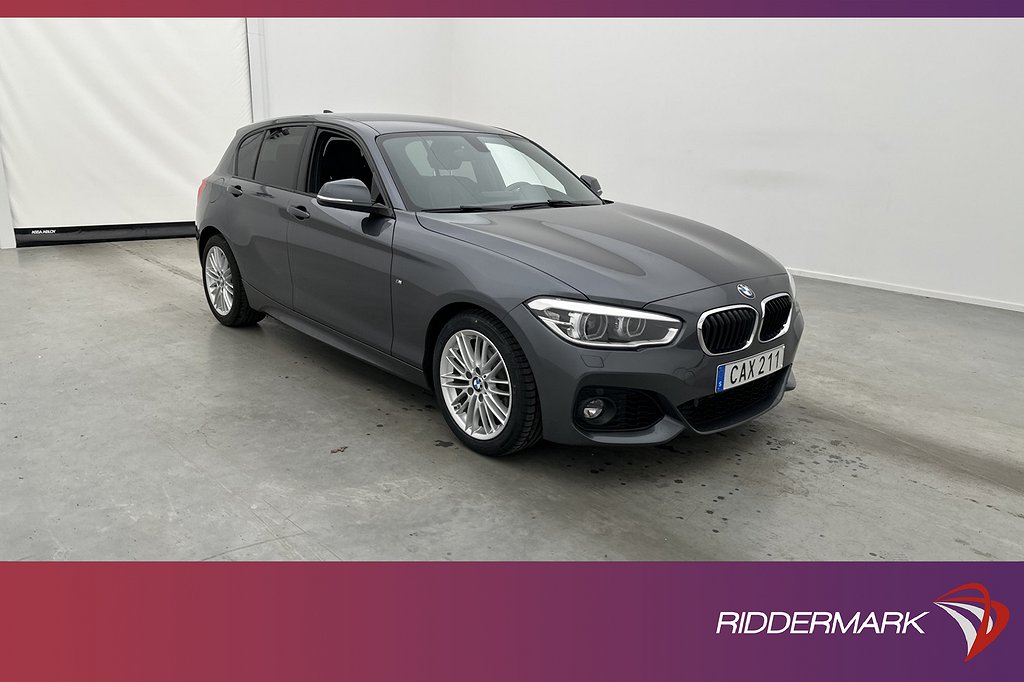 BMW 118 i 136hk M Sport HiFi Sensorer Skinn Ratt 4,95% Ränta