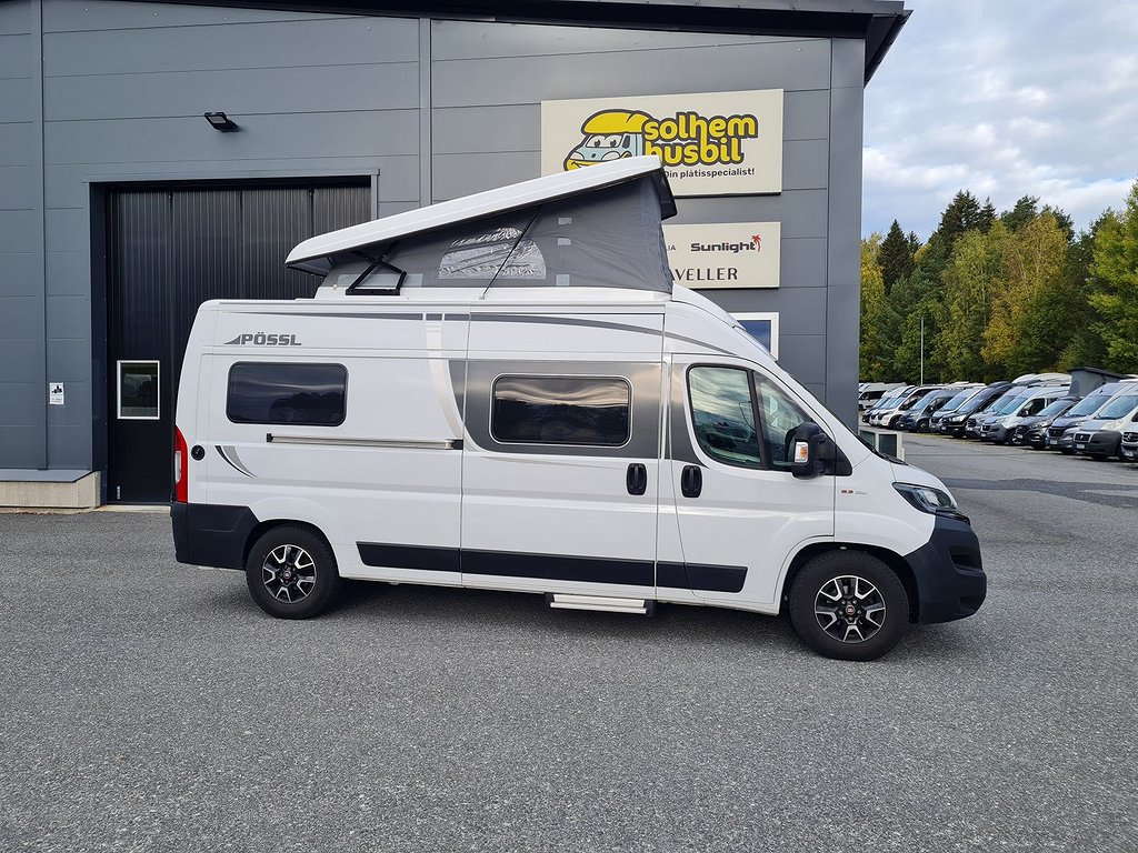 Pössl RoadStar 600L pop-up , långbäddar, 160 hk, under 6 m