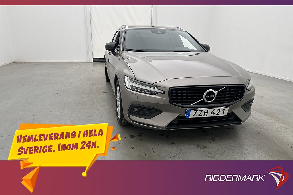 Volvo V60 D4 190hk VOC Värmare Kamera Skinn Drag CarPlay Nav