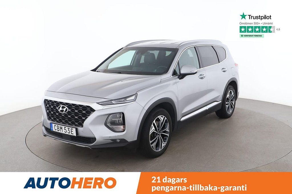 Hyundai Santa Fe AWD, Motorvärmare, 360-Kamera, 7-Sits, 200HK