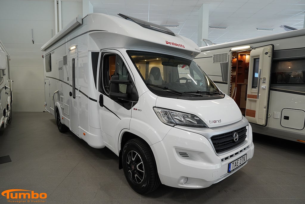 Dethleffs TREND T 7057 EB, Alde, Hydrauliska stödben, Solcel