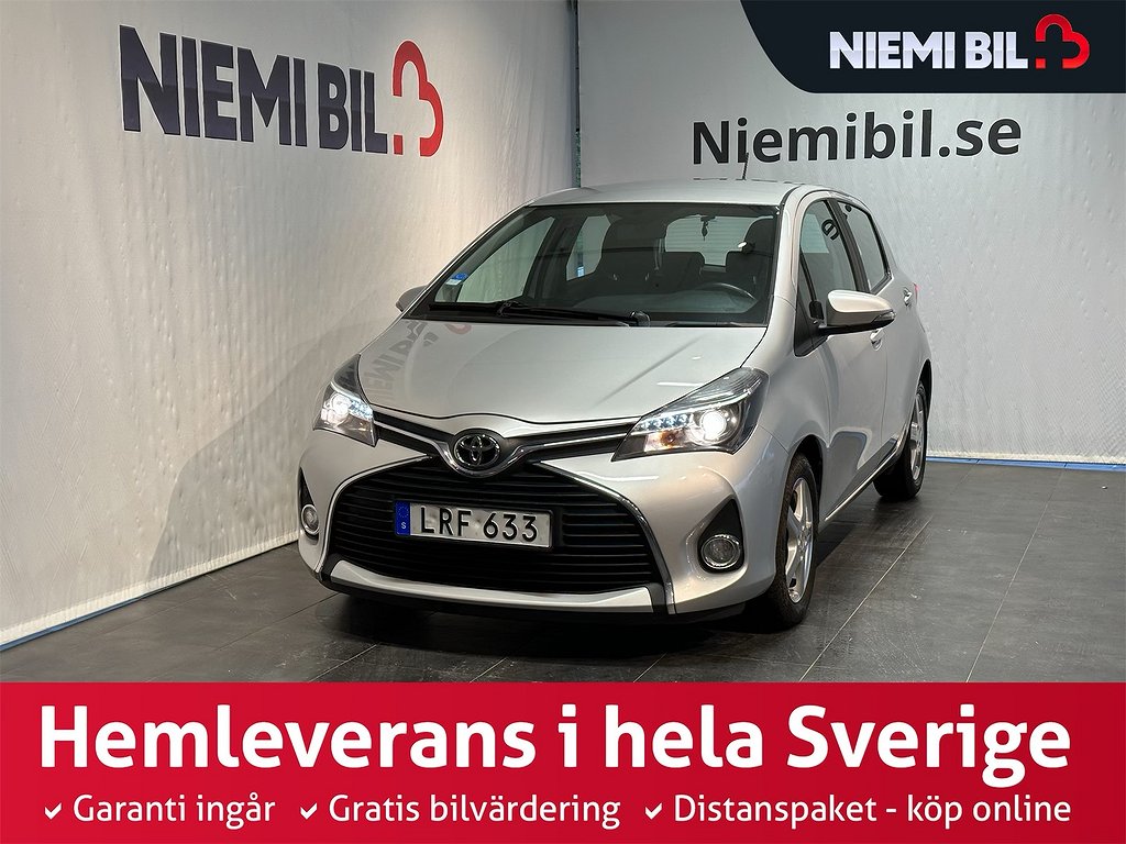 Toyota Yaris 5-dörrar 1.4 D-4D 90hk Backkamera/Motorvärmare