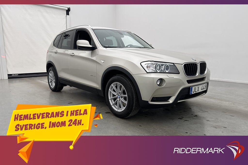 BMW X3 xDrive20d 184hk Bluetooth 0.56l/mil