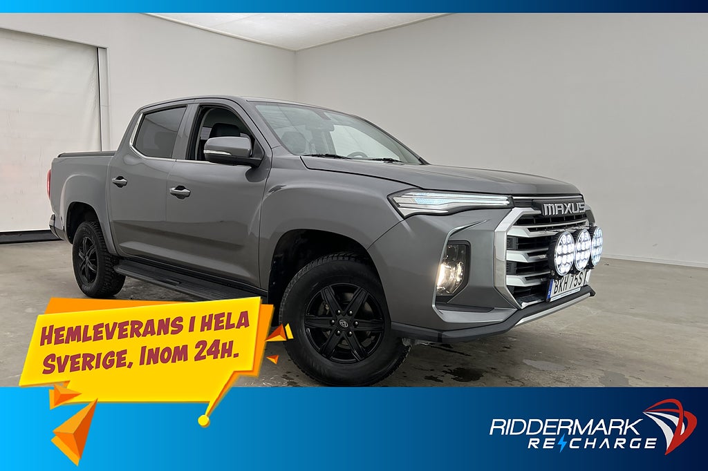 Maxus T90 EV 88.5 kWh 180hk Drag B-Kamera Skinn CARPLAY Moms