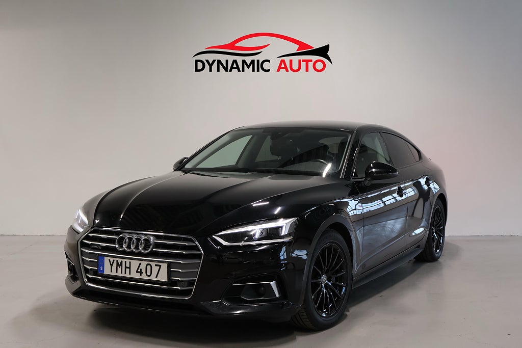 Audi A5 Sportback 2.0 TDI/Quattro/Dragkrok/CarPlay/190hk