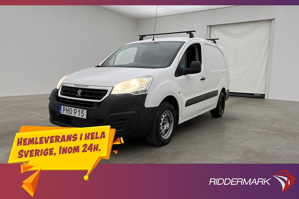 Peugeot Partner L2 1.6HDi Ny-Kamrem M-Värm PDC Drag Moms