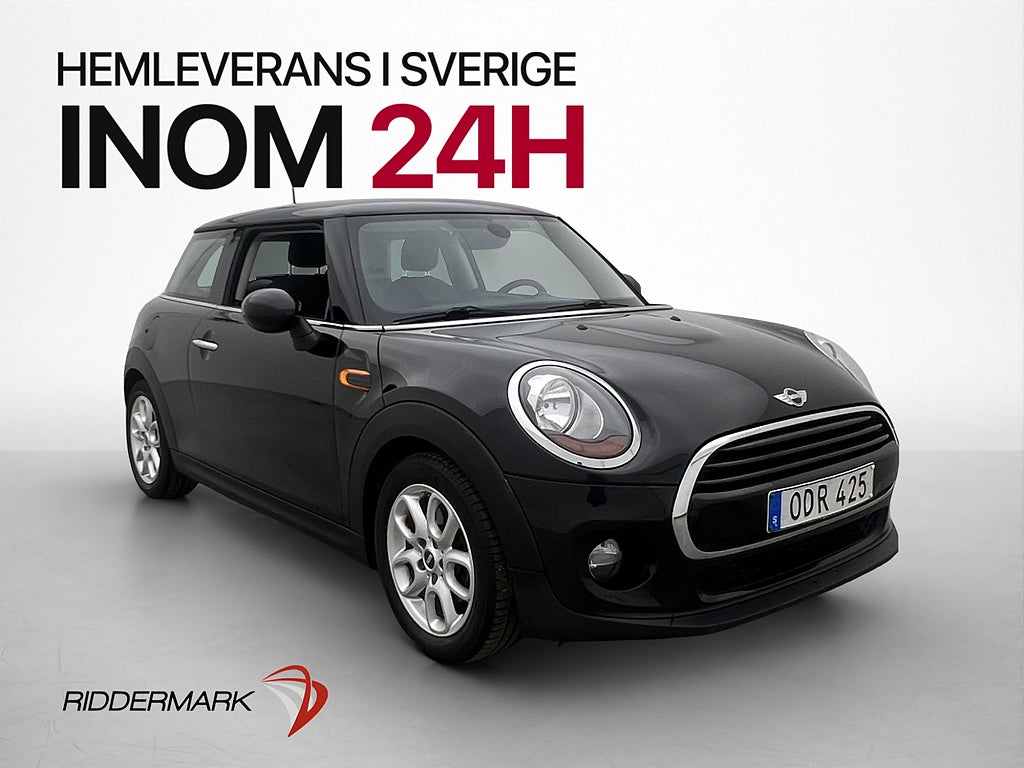 MINI Cooper 3-Dörrars 136hk Pepper Sensorer Farthållare