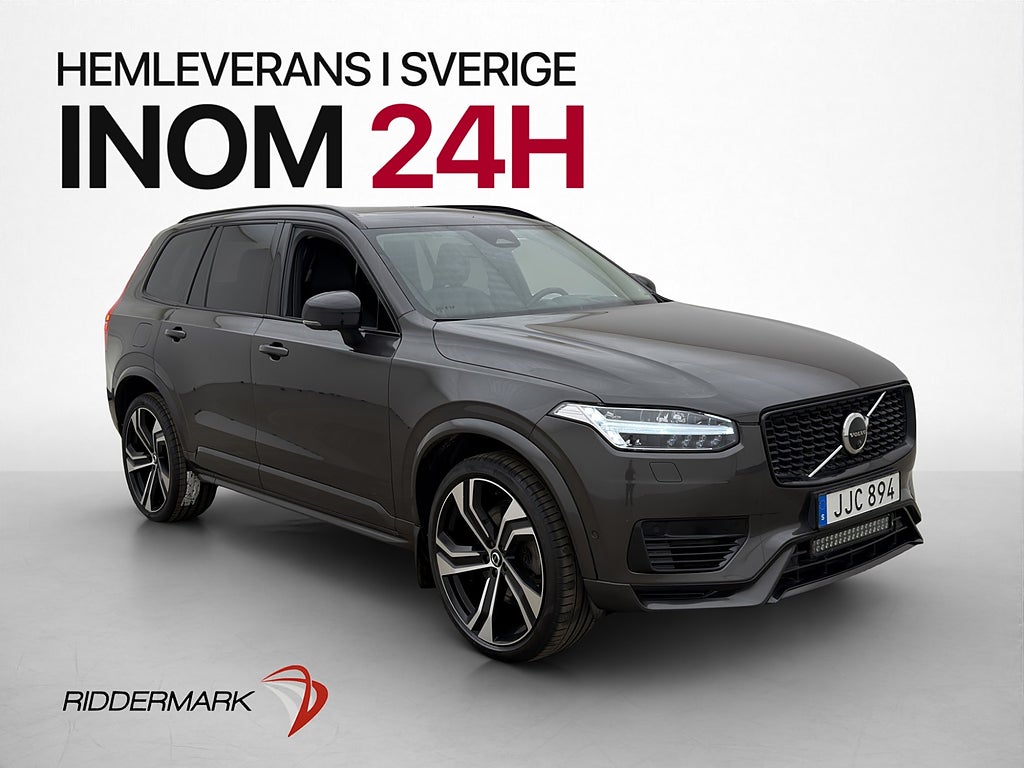 Volvo XC90 Recharge T8 AWD Ultimate Dark 7-Sits B&W Pano HuD