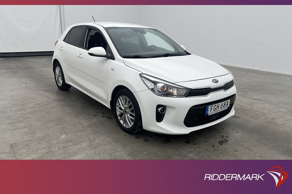 Kia Rio 1.2 CVVT 84hk Rattvärme Kamera CarPlay Sensorer