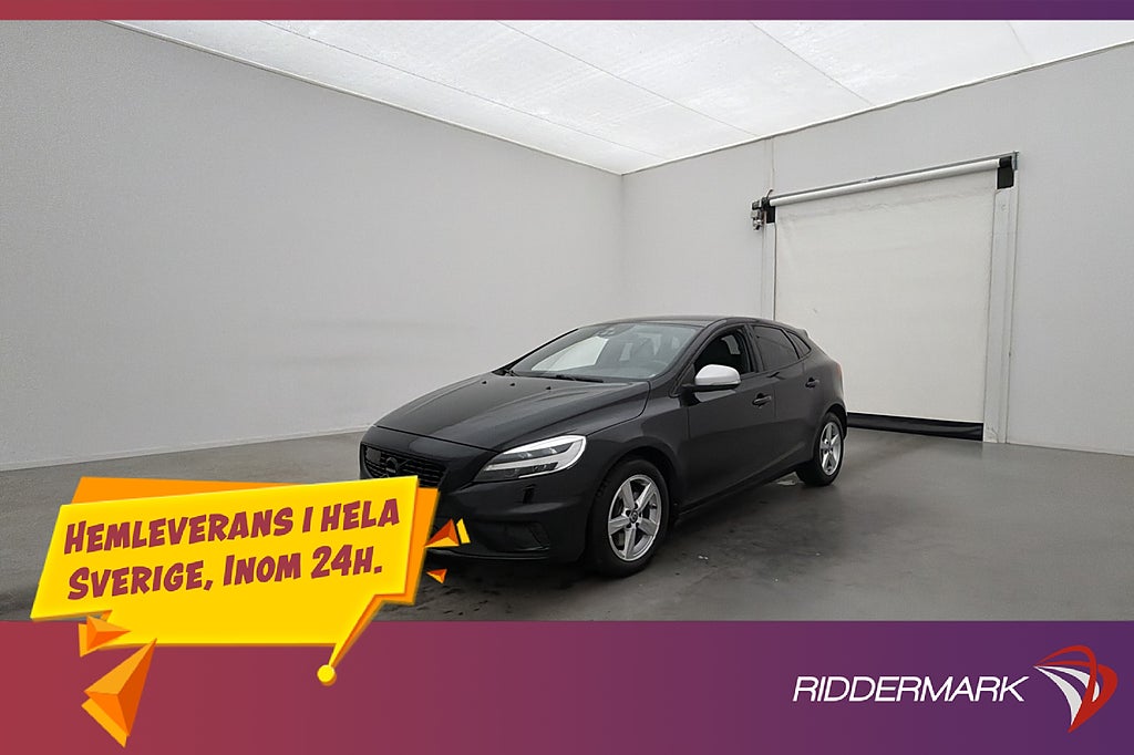 Volvo V40 D3 150hk R-Design VOC Värmare Kamera Navi Skinn