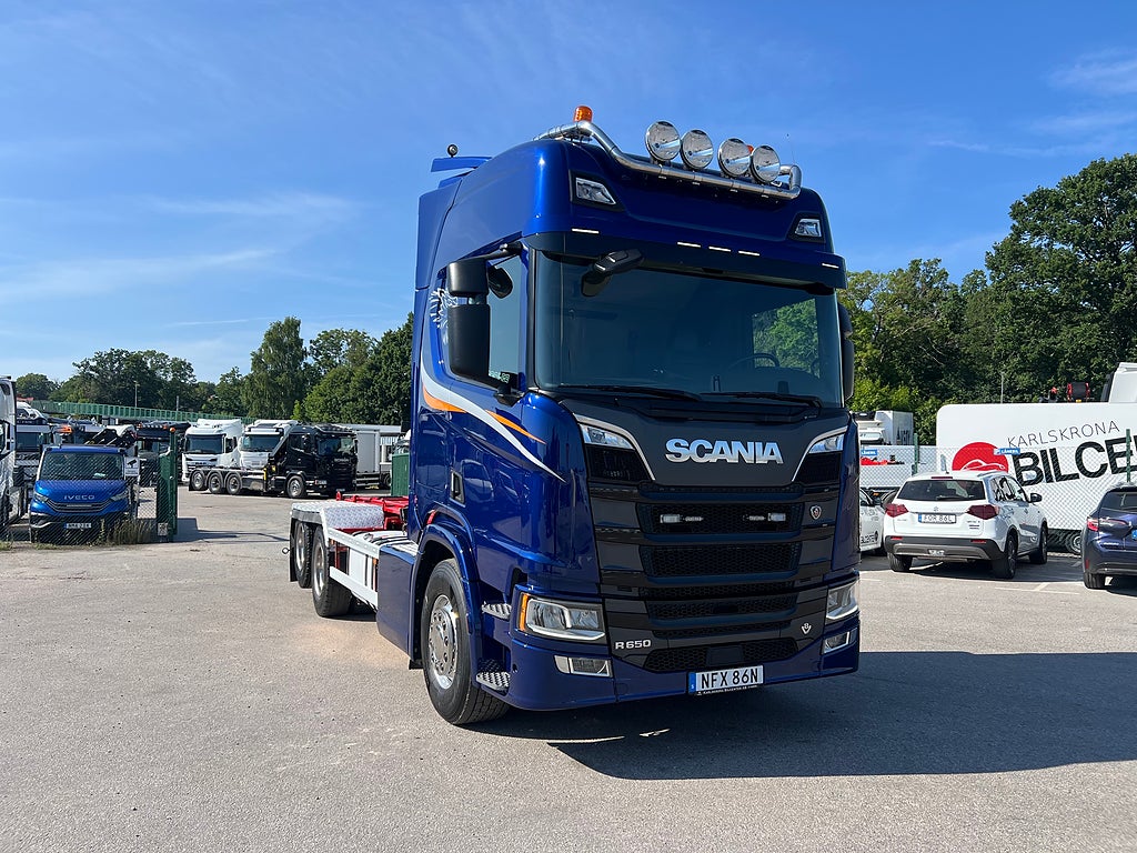 Scania R650 6x2 Lastväxlare, Euro 6
