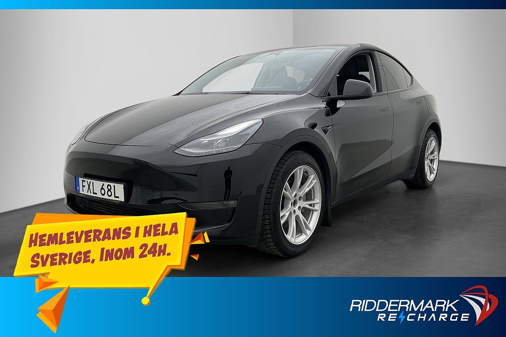 Tesla Model Y Long Range AWD Autopilot Rattvärme Svensksåld