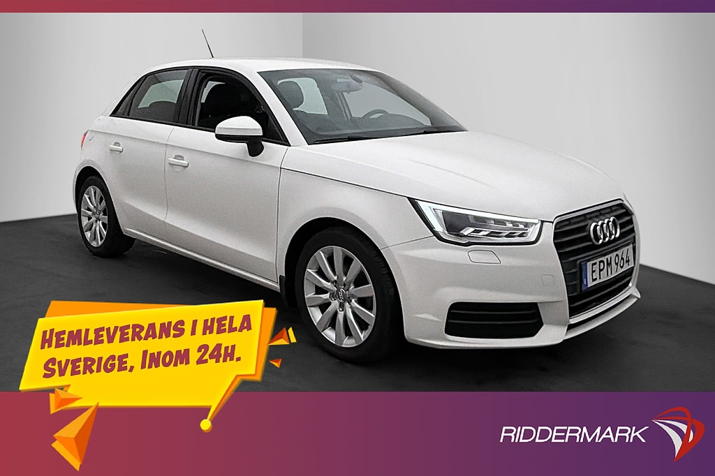 Audi A1 Sportback 1.0 TFSI Sport Edn ACC Bluetooth Låg skatt