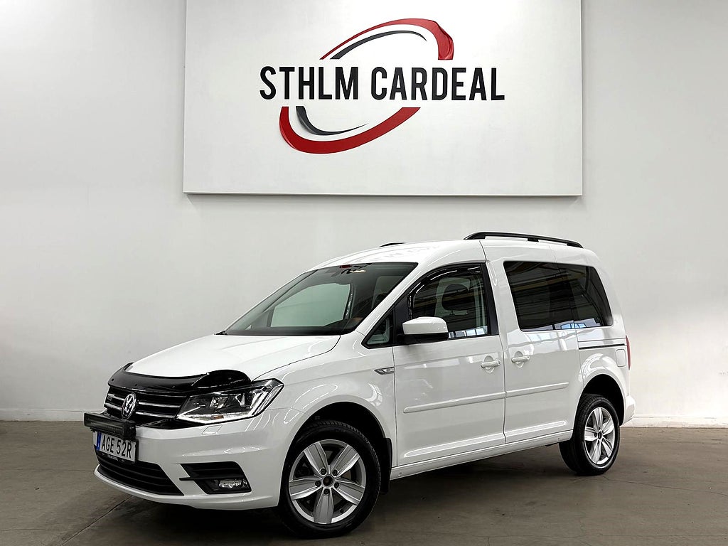 Volkswagen Caddy Combi 2.0 TDI 4M 5-sits, Kamera, P.Värm, D.Krok, MOMS