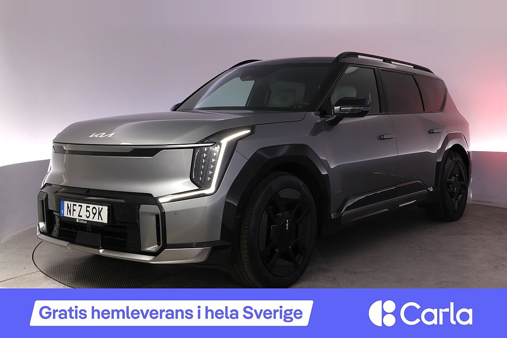 Kia EV9 AWD GT-line 7-sits Pano Meridian Elstol HuD 360