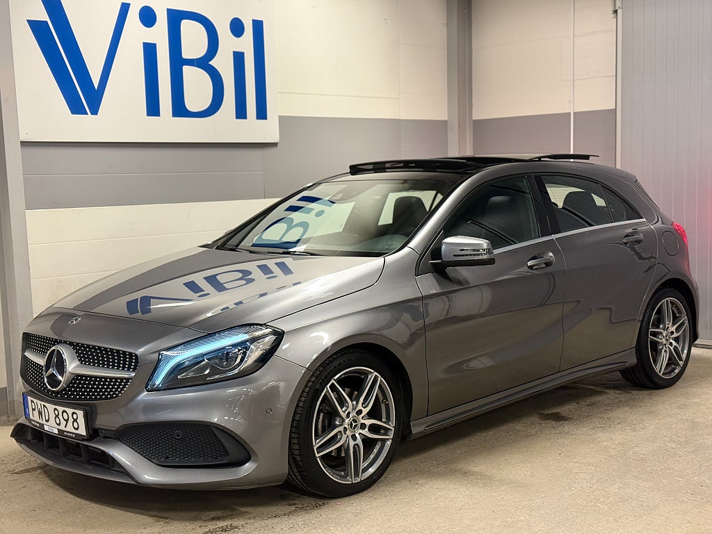 Mercedes-Benz A 180 d 7G-DCT AMG Sport Euro 6 NAVI/KAMERA/PANO/LÅGMIL