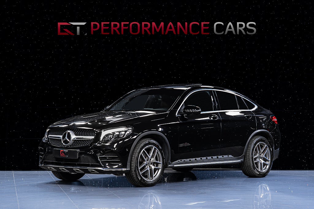 Mercedes-Benz GLC 220 d Coupé 4M AMG Taklucka Burmester 19” Värmare Drag