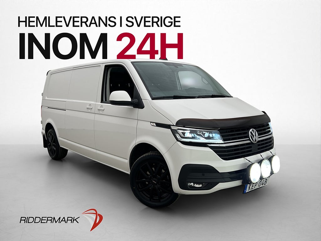 Volkswagen Transporter L2 Cockpit Värm 2xDörr Drag PDC Moms