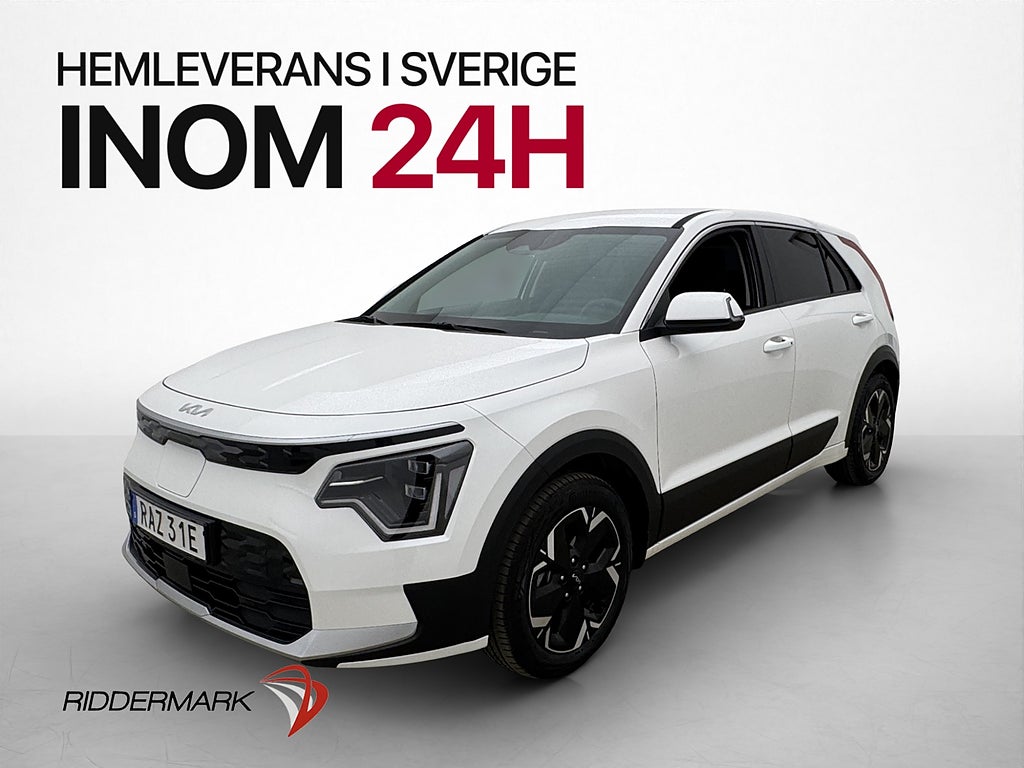 Kia Niro EV 204hk Action Kamera Navi CarPlay Rattvärme