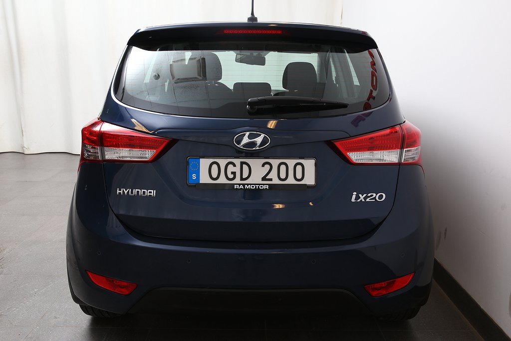 Hyundai ix20 1,6 blue 125hk Automat Kamera Motorvärmare 2017