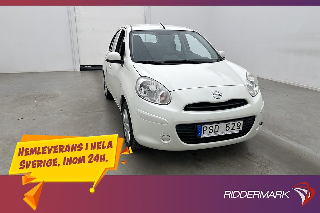Nissan Micra 1.2 CVT 80hk 2-Brukare M-Värmare P-Sensorer