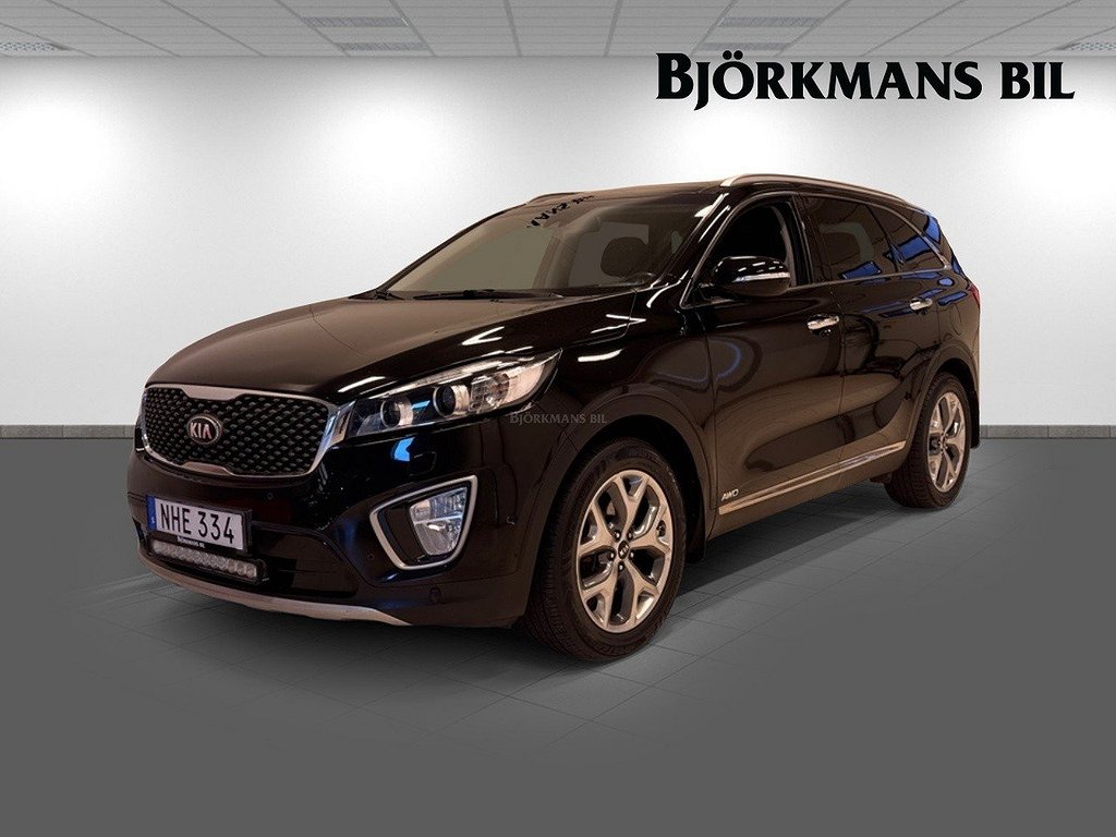 Kia Sorento 2.2 AWD Automat 7-sits, 200hk, S o V-hjul, DRAG