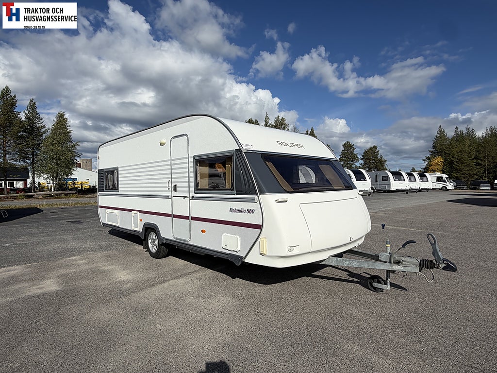 Solifer 560 med dinette, Förtält, Cykelställ -07