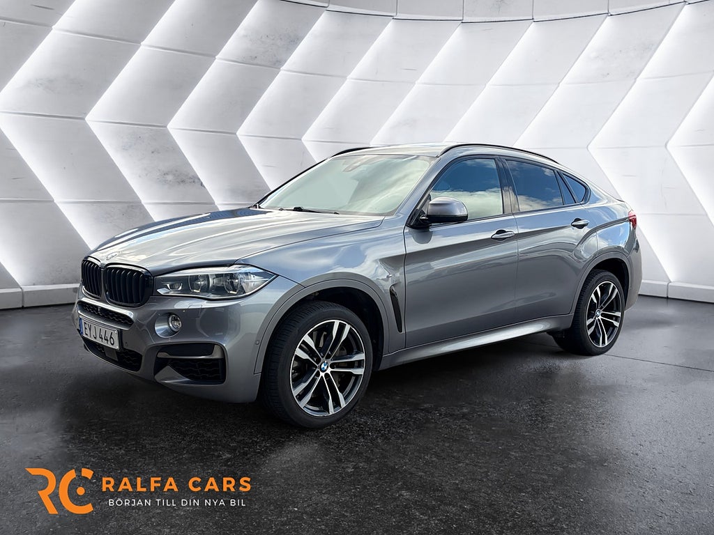 BMW X6 M50d M Sport HuD Taklucka H/K Värmare Drag 