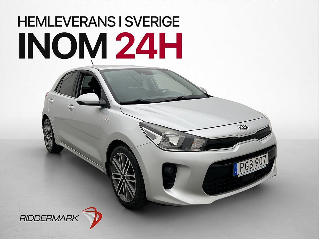 Kia Rio 1.2 GLS Navi Kamera Carplay 360kr skatt 0.48l/mil