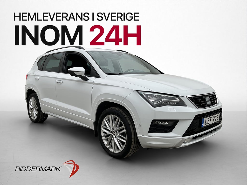 Seat Ateca 2.0 TSI 4Drive FR Navi Kamera CarPlay Dragkrok