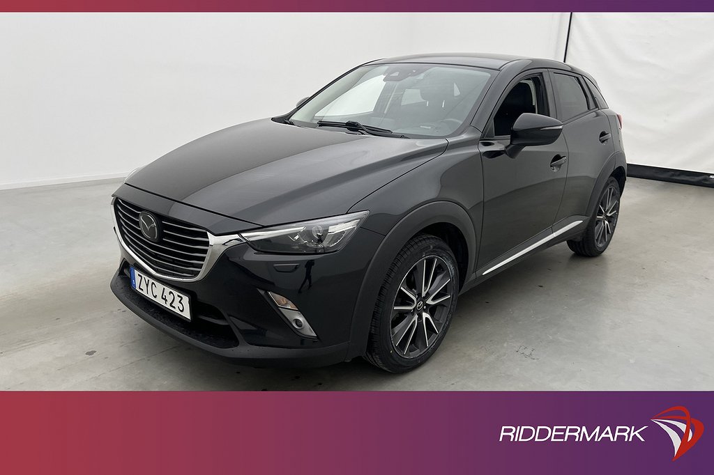 Mazda CX-3 2.0 120hk Optimum BOSE HUD Kamera Navi Skinn