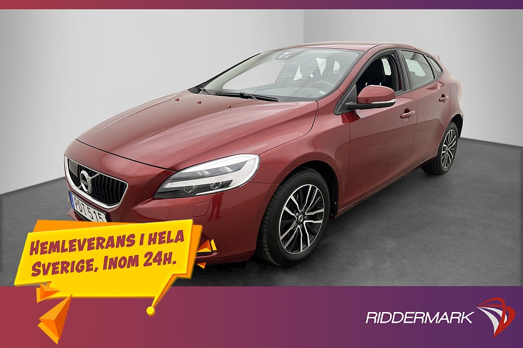 Volvo V40 D4 Momentum Värmare Kamera Navi BLIS VOC En-Bruk