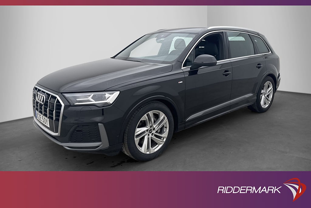 Audi Q7 50 TDI Quattro S-Line 7-Sits Värm Cockpit 4-Zons