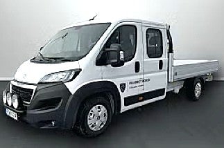 Peugeot Boxer Boxer  Dubbelhytt  Flakbil 3050 180 HK AUT thumbnail