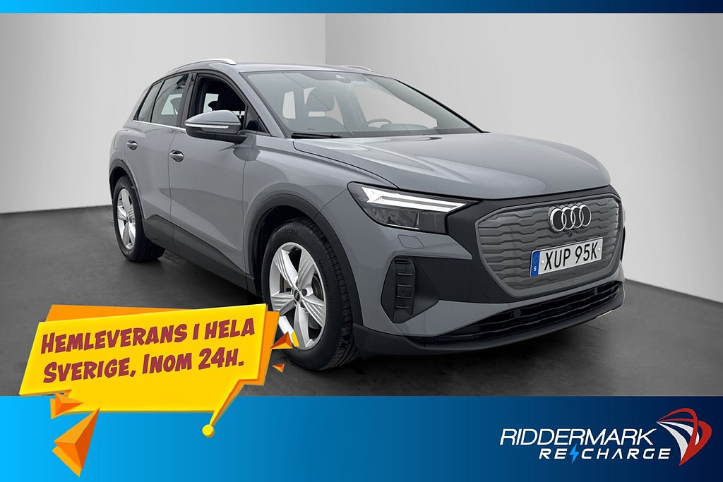 Audi Q4 45 e-tron Quattro 265hk Värmare Kamera CarPlay MOMS