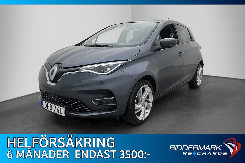 Renault Zoe R135 52 kWh Intens Kamera Rattvärme Batterihyra