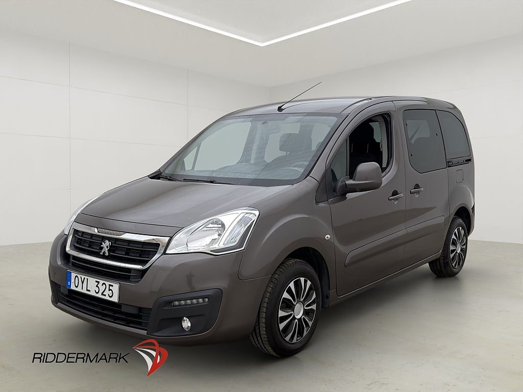 Peugeot Partner Tepee Ny-Kamrem Farthållare 7-Sits 1-Ägare