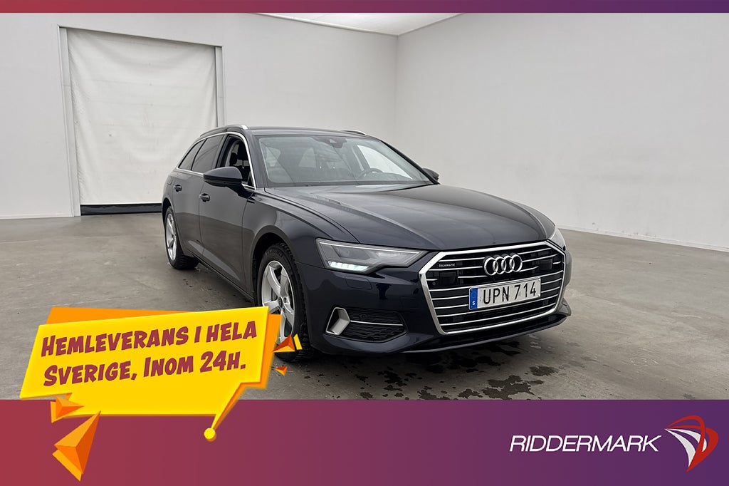 Audi A6 50 TDI 286hk Q Värmare Cockpit HUD Drag Luftfjädring