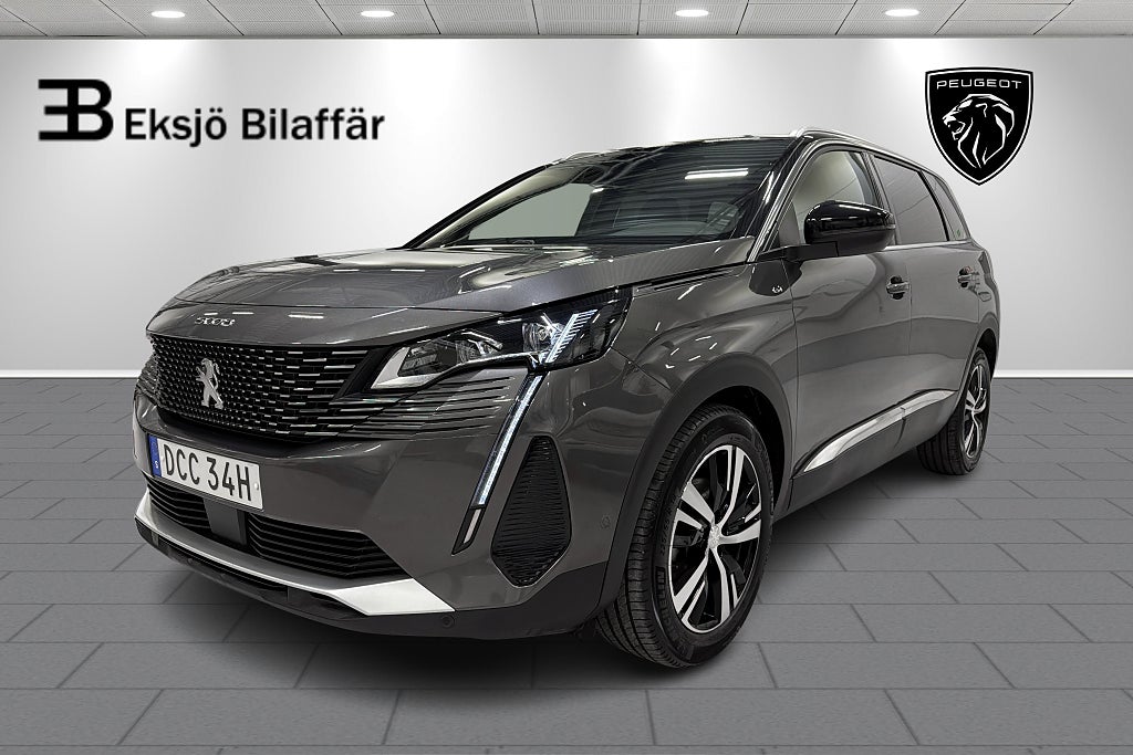 Peugeot 5008 GT PureTech 130hk Automat *7 Sits,Vinterdäck,Sommardäck