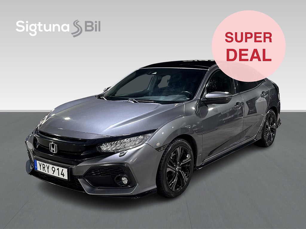 Honda Civic  1.5 Turbo 182hk / Panorama / Kamera / Adaptiv 