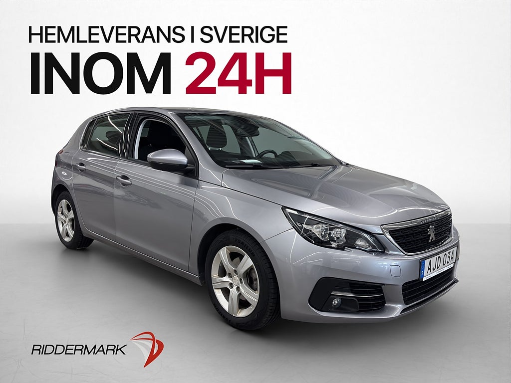Peugeot 308 1.5 131hk Värmare Endast 0,35l/mil Nybesiktad