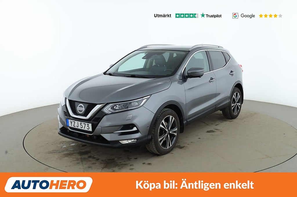 Nissan Qashqai 1.2 Tekna / 360, Dragkrok, GPS