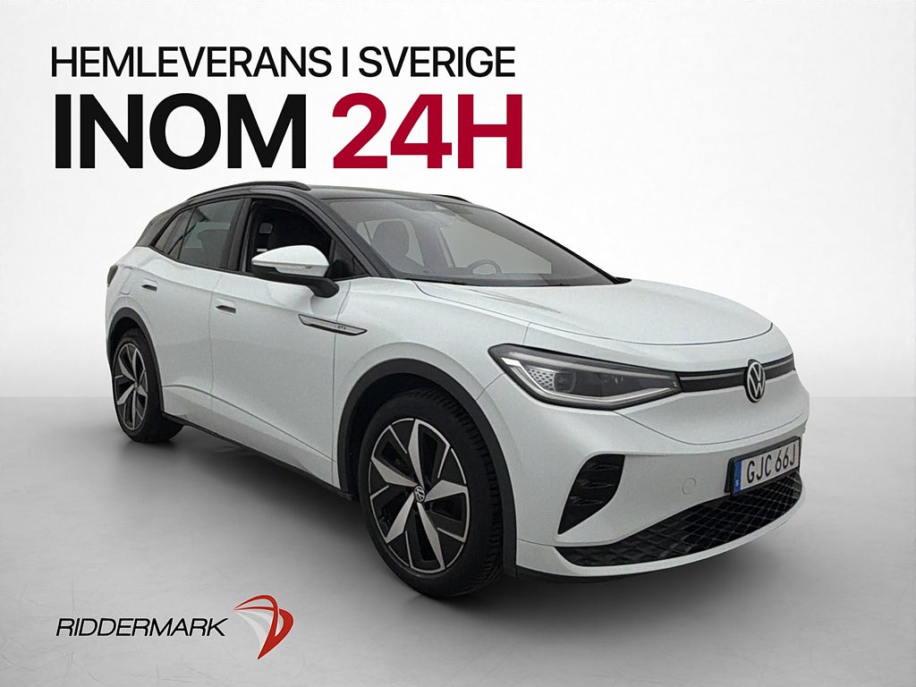 Volkswagen ID.4 GTX MOMS Drag Värmepump Sensorer CarPlay IQ
